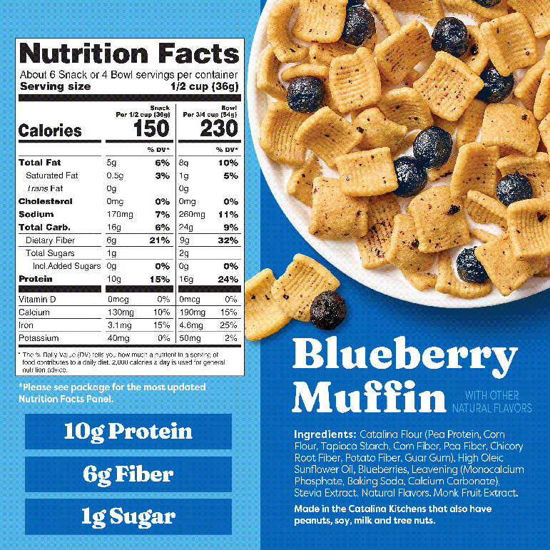 Blueberry Muffin with Blueberries Cereal - Daily Pick