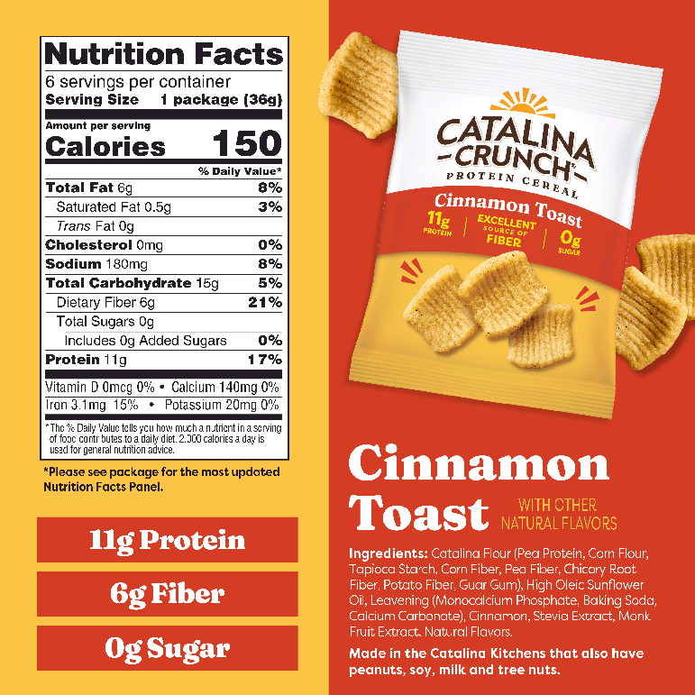 Cinnamon Toast Snack Size Cereal Multipack - Fresh Style