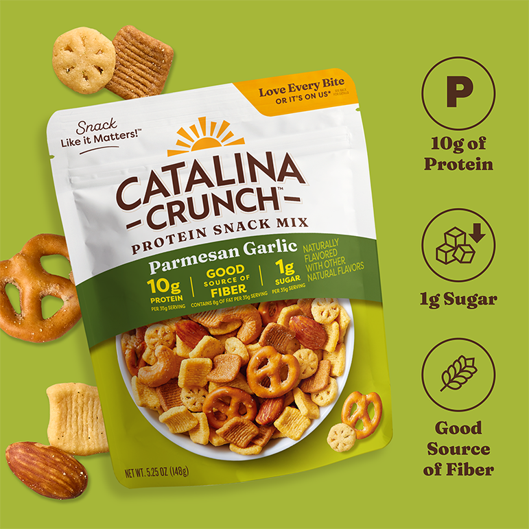 Parmesan Garlic Snack Mix - Modern Ready