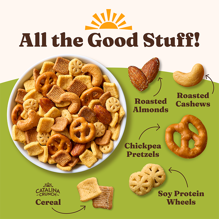 Parmesan Garlic Snack Mix - Modern Ready