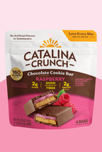 Raspberry Chocolate Cookie Bars - Clean Style