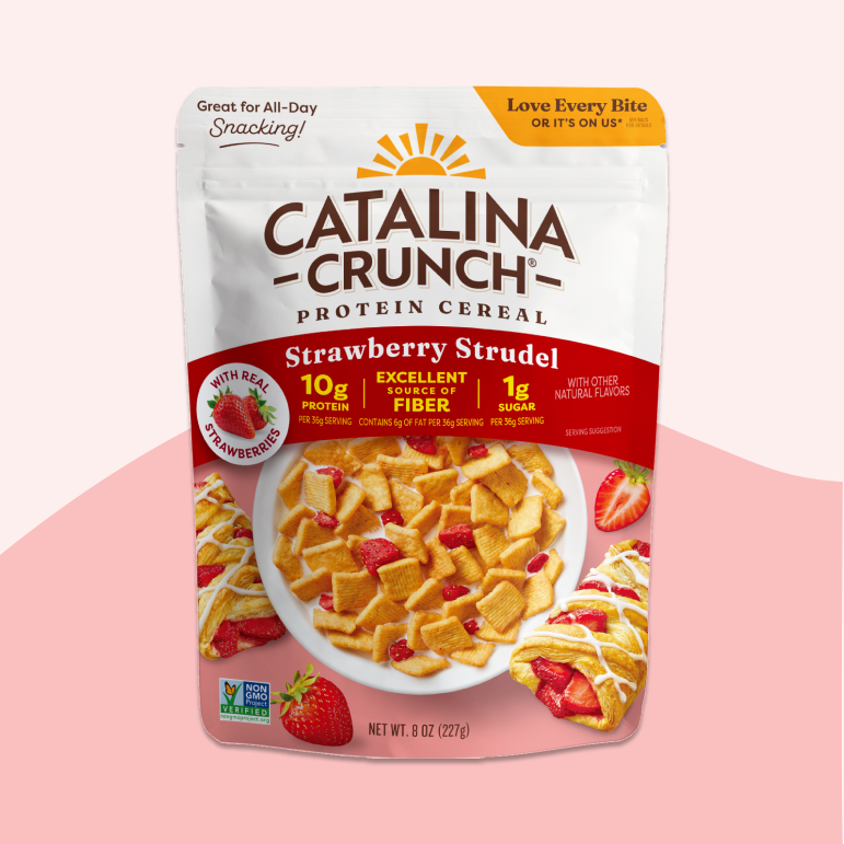 Strawberry Strudel with Strawberries Cereal - Easy Casual Cereal Assortment